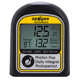DLI-600：ePAR、日光積分和光周期計（ePAR，400-750 nm）